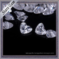 Execellent Brilliant Cut Heart Shape Cubic Zirconia for Jewelry